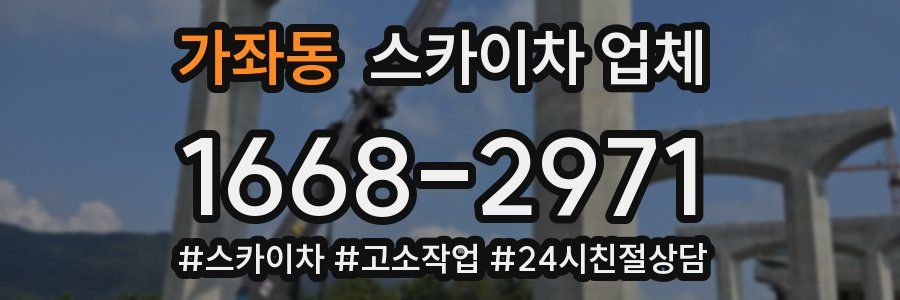 가좌동 스카이차 업체