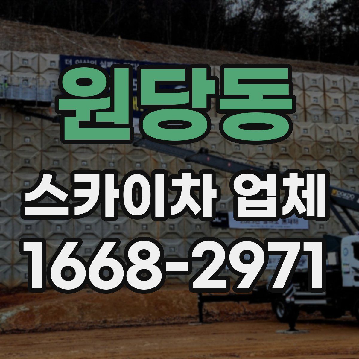 원당동 스카이차 업체