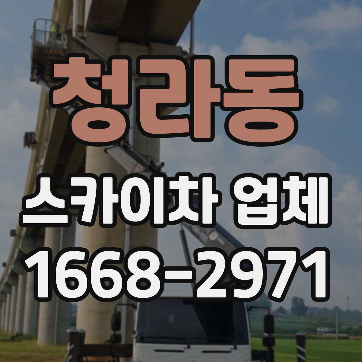 청라동 스카이차 업체