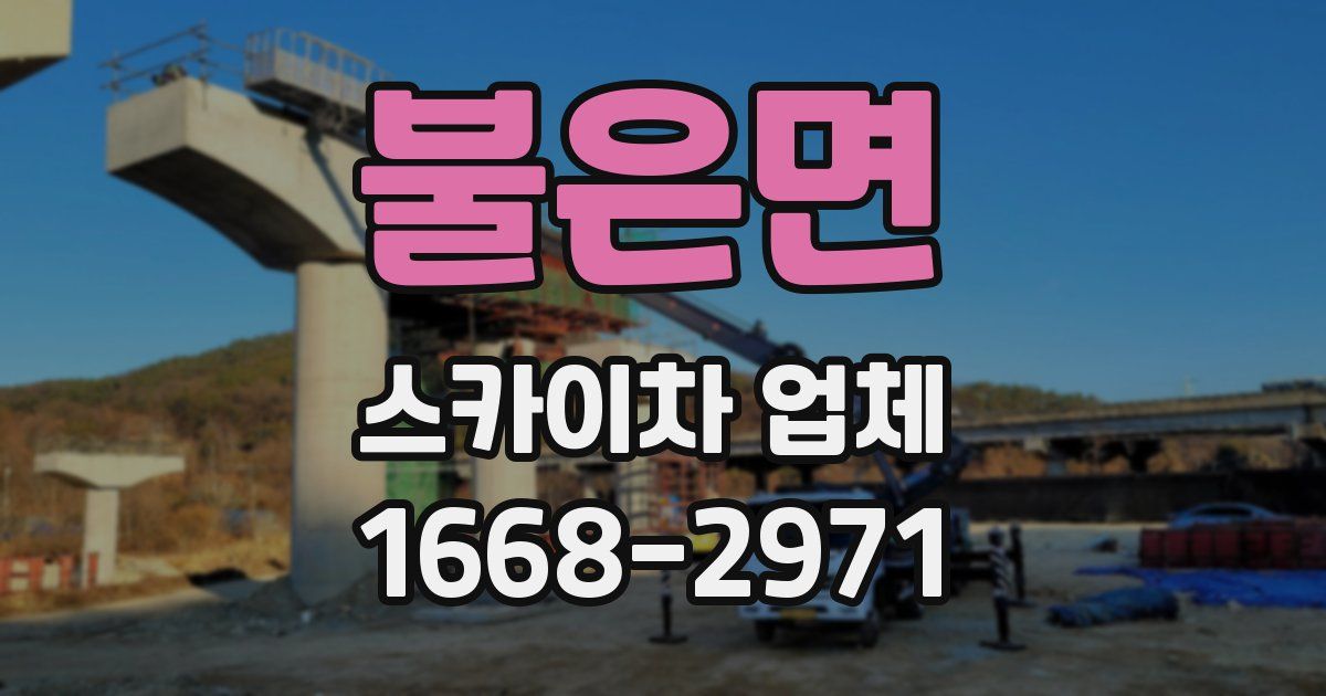 불은면 스카이차 업체