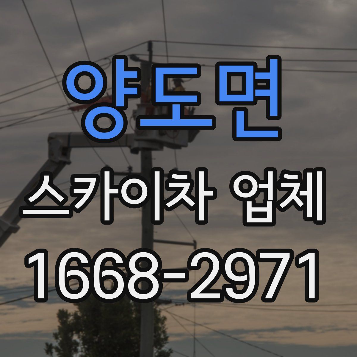양도면 스카이차 업체