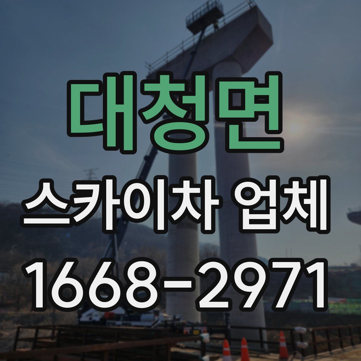 대청면 스카이차 업체