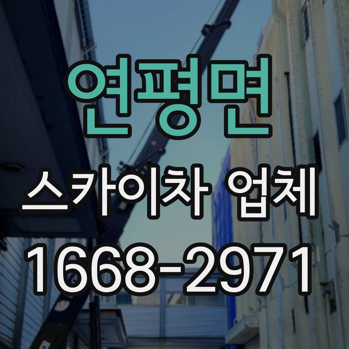 연평면 스카이차 업체