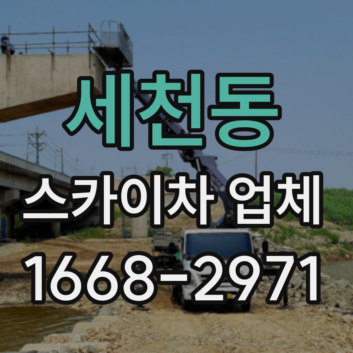 세천동 스카이차 업체