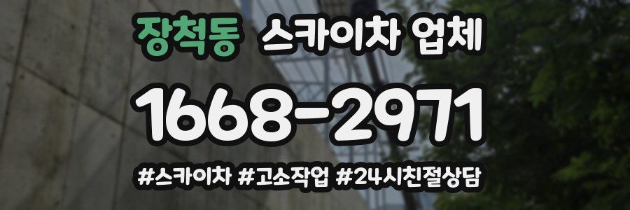 장척동 스카이차 업체