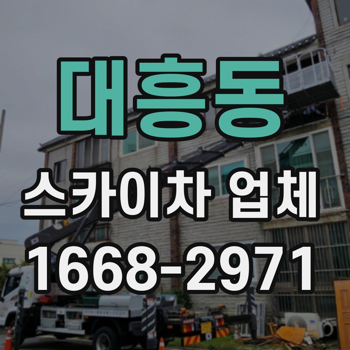 대흥동 스카이차 업체