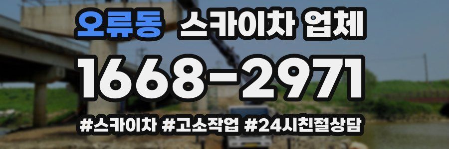 오류동 스카이차 업체