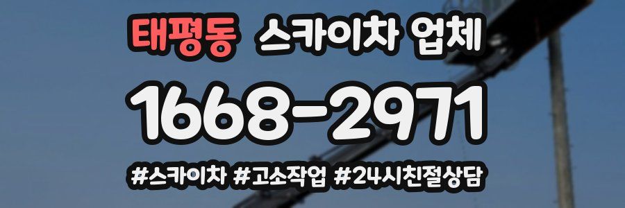 태평동 스카이차 업체