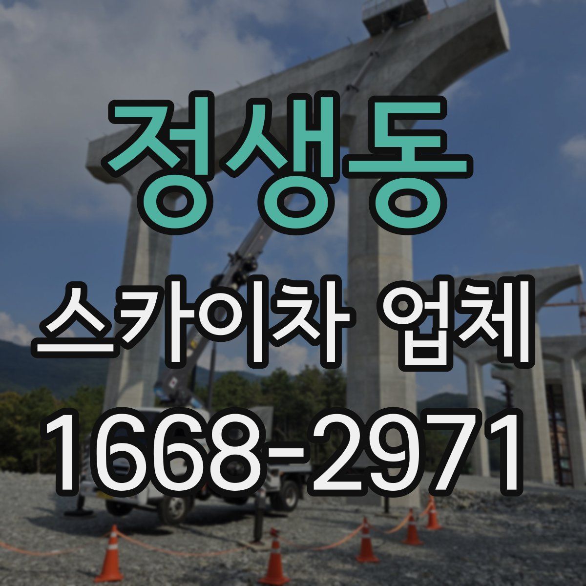 정생동 스카이차 업체