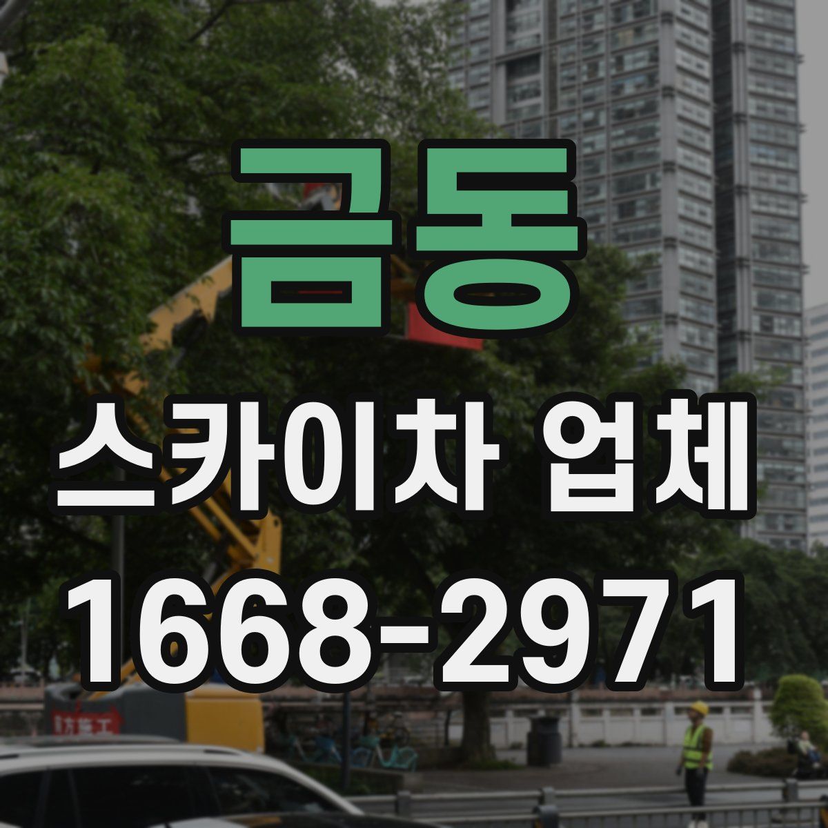 금동 스카이차 업체