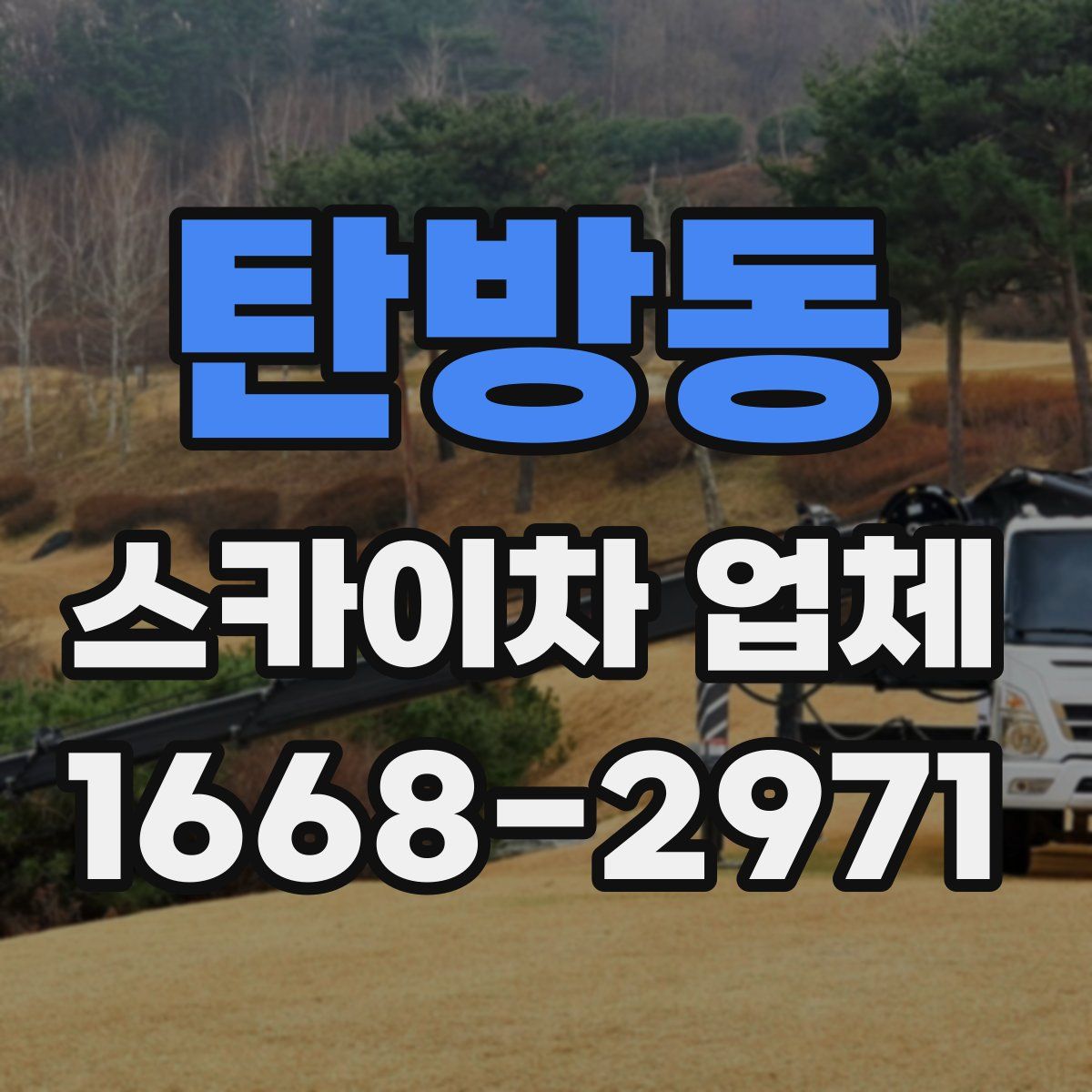 탄방동 스카이차 업체