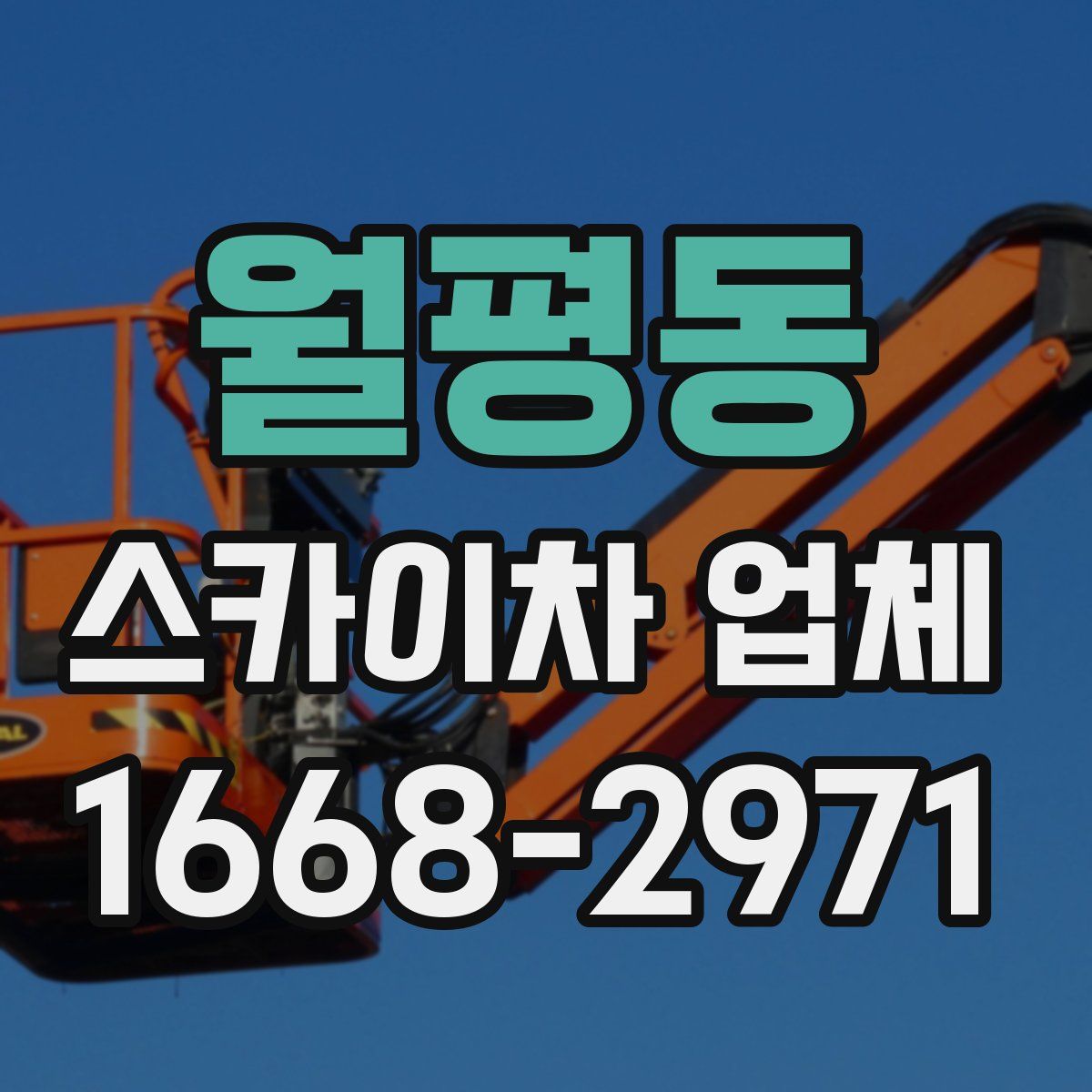 월평동 스카이차 업체