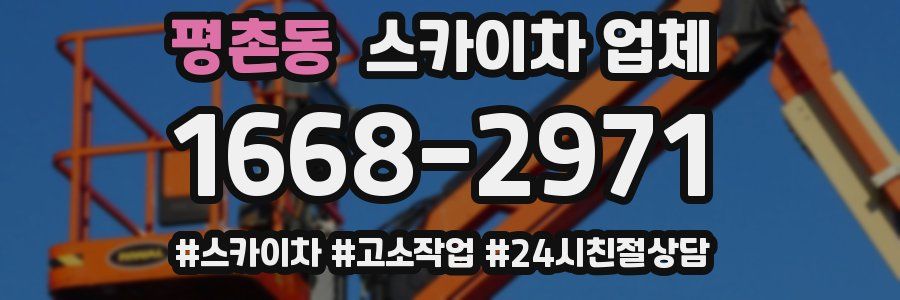 평촌동 스카이차 업체