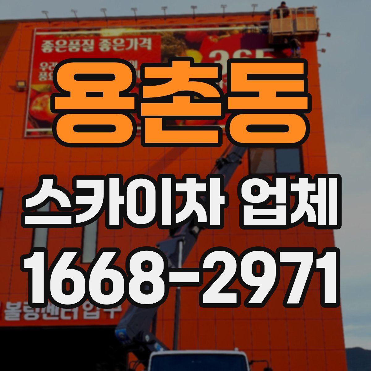 용촌동 스카이차 업체