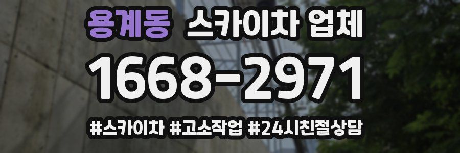용계동 스카이차 업체