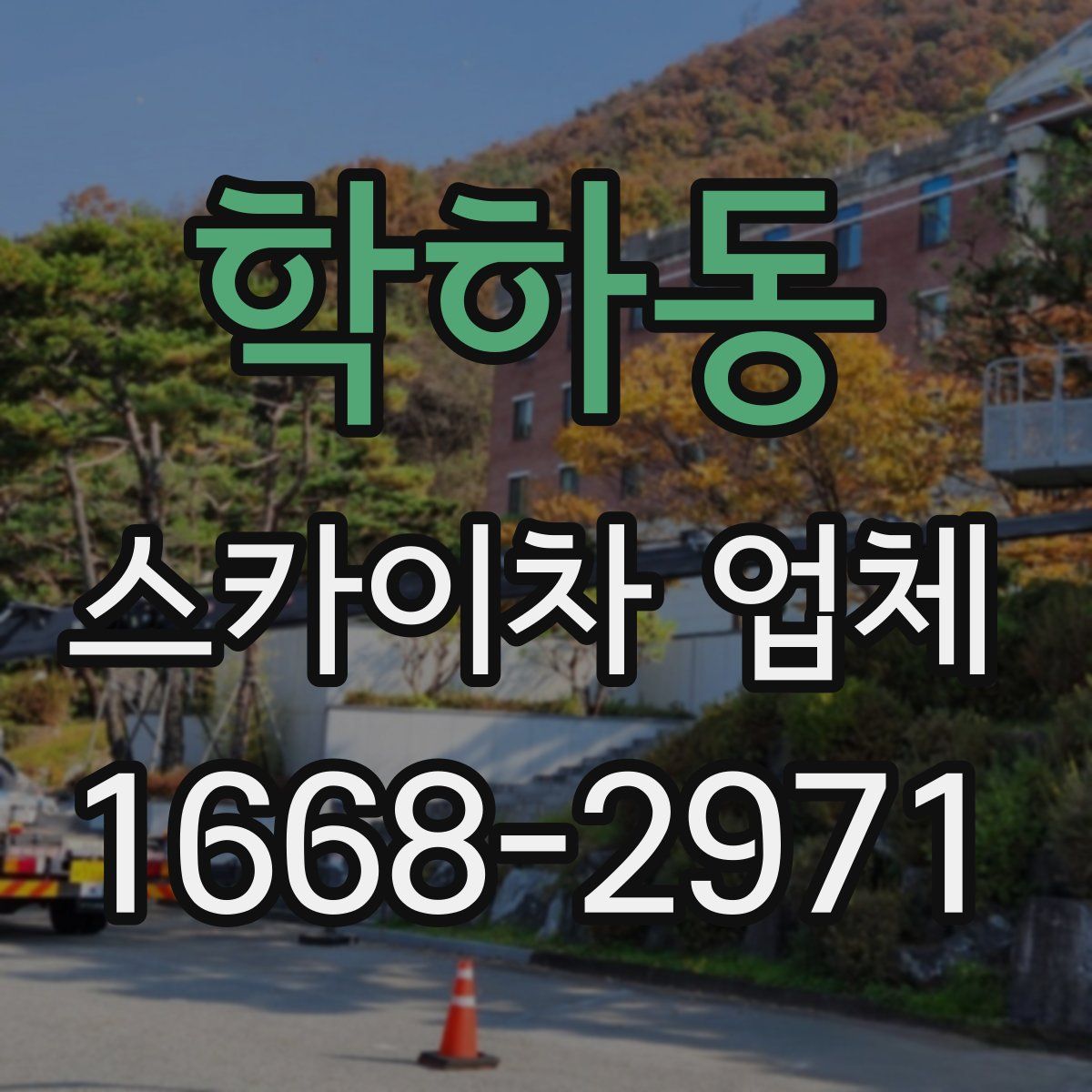 학하동 스카이차 업체