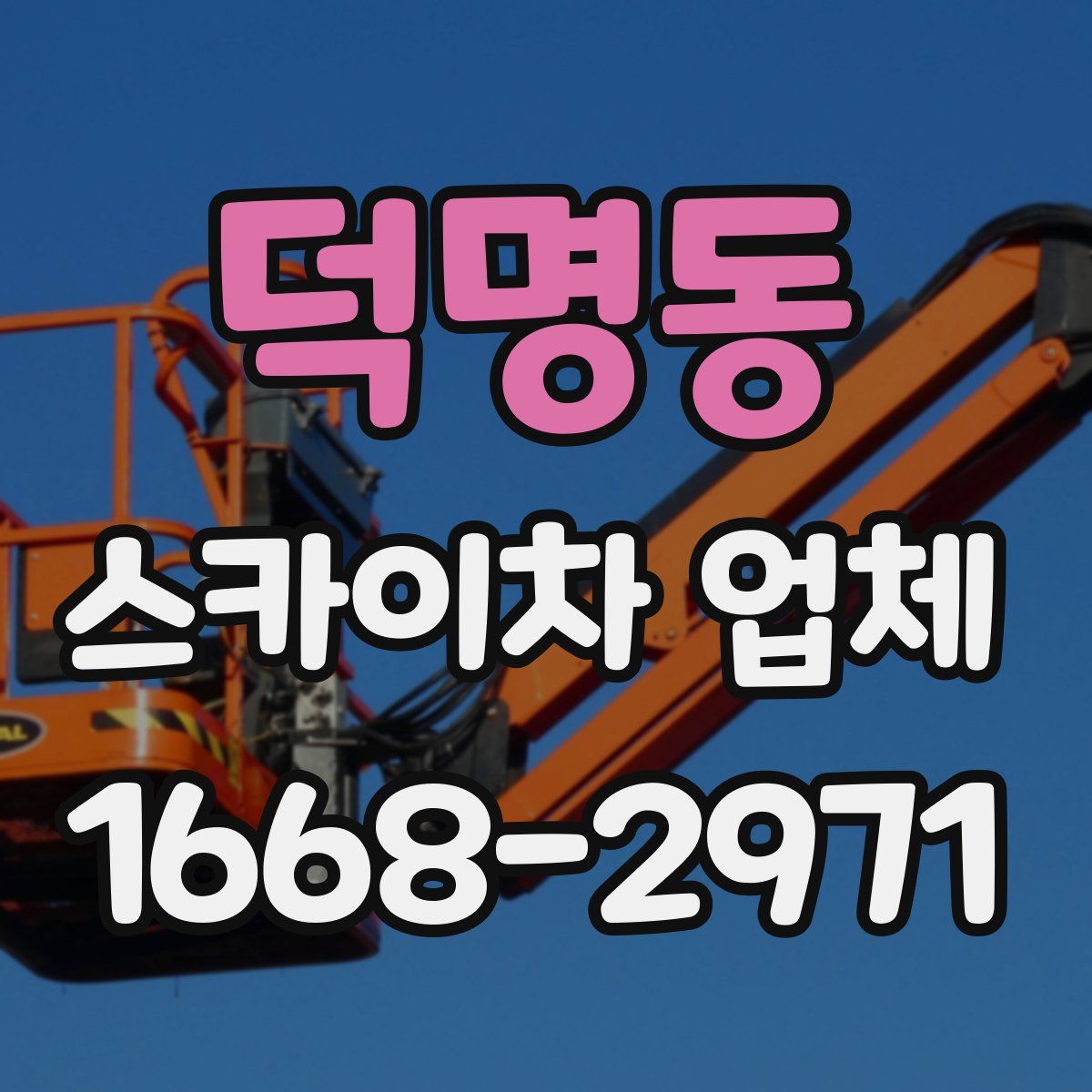 덕명동 스카이차 업체