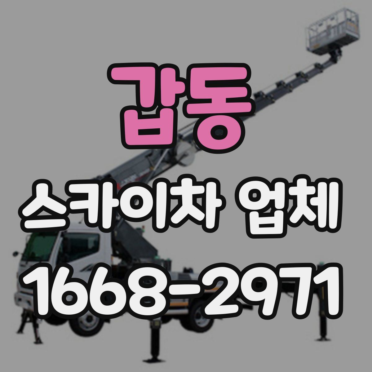 갑동 스카이차 업체