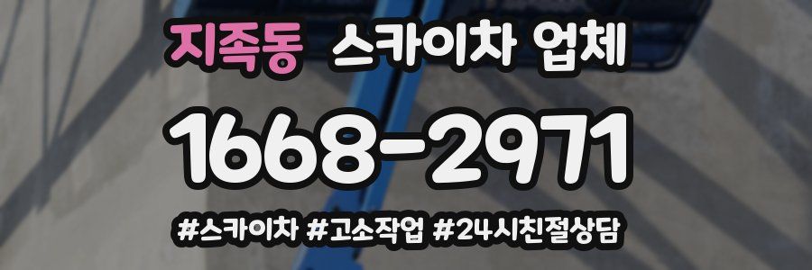 지족동 스카이차 업체