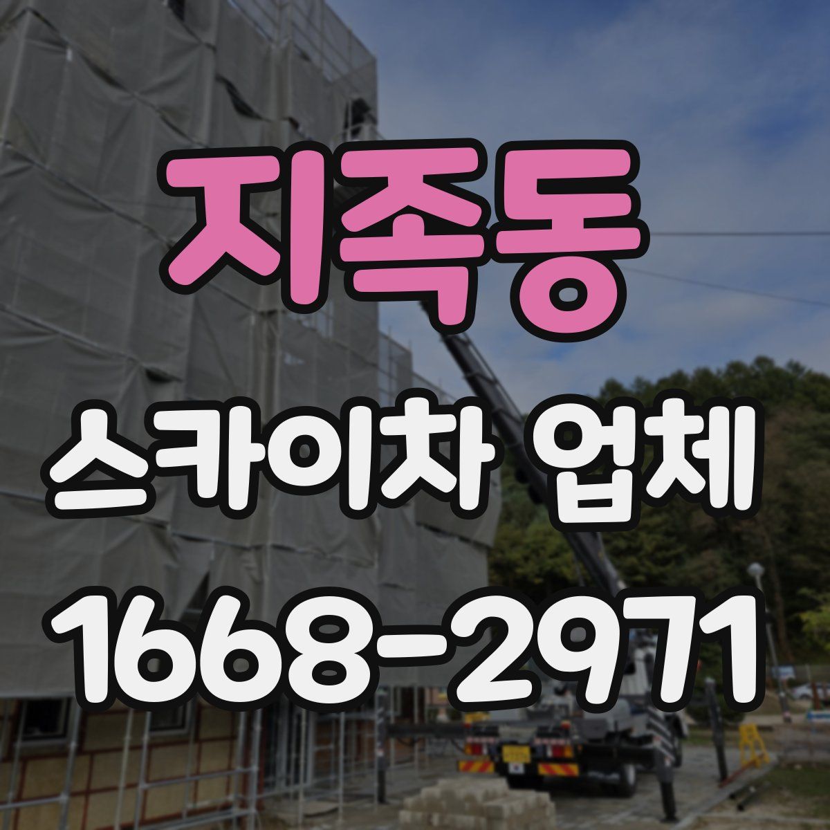 지족동 스카이차 업체