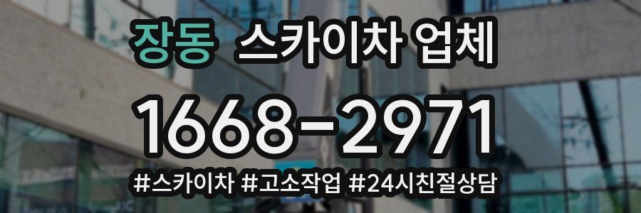 장동 스카이차 업체