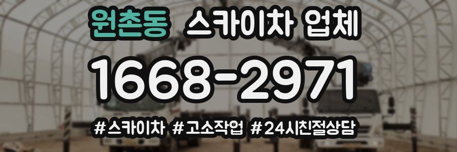 원촌동 스카이차 업체