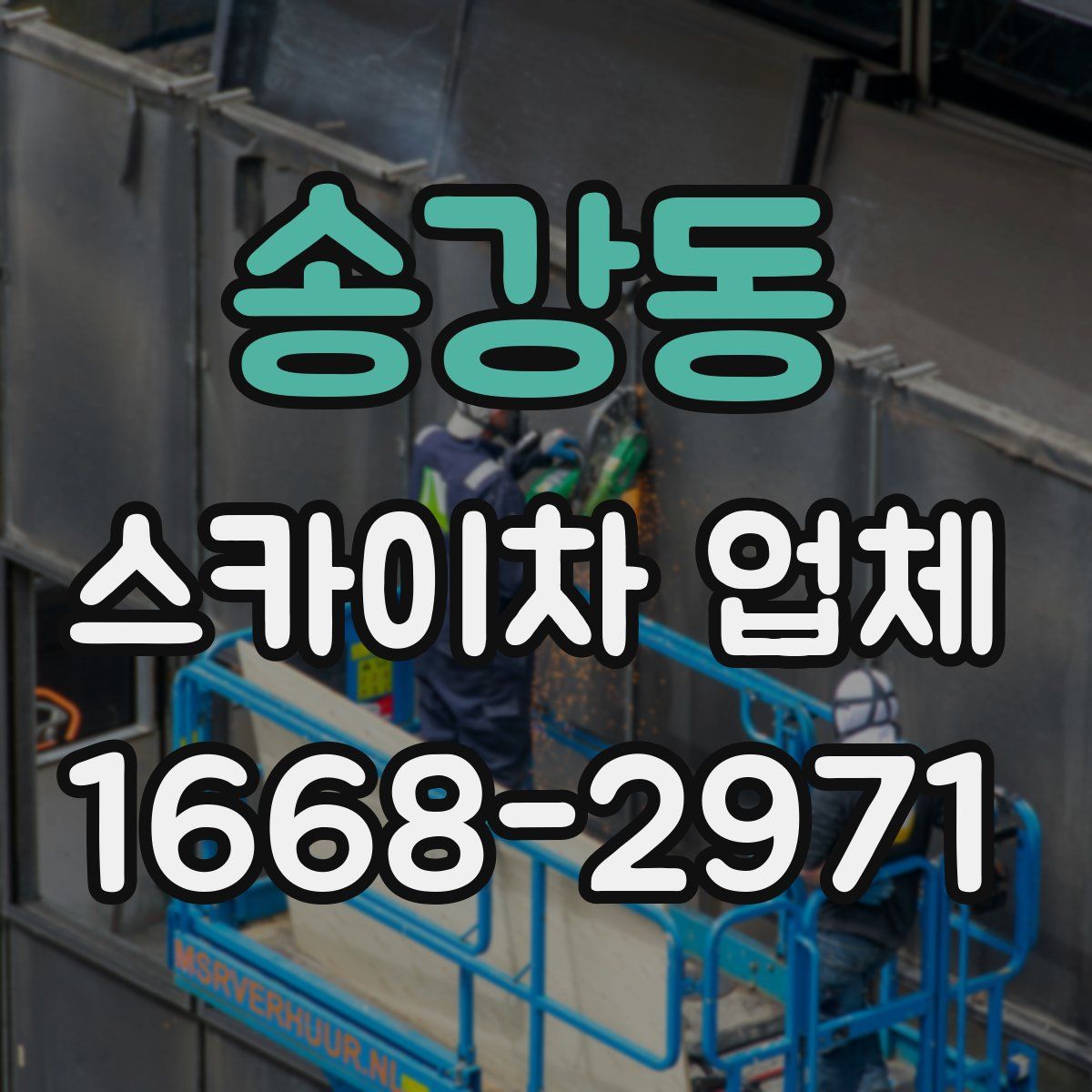 송강동 스카이차 업체