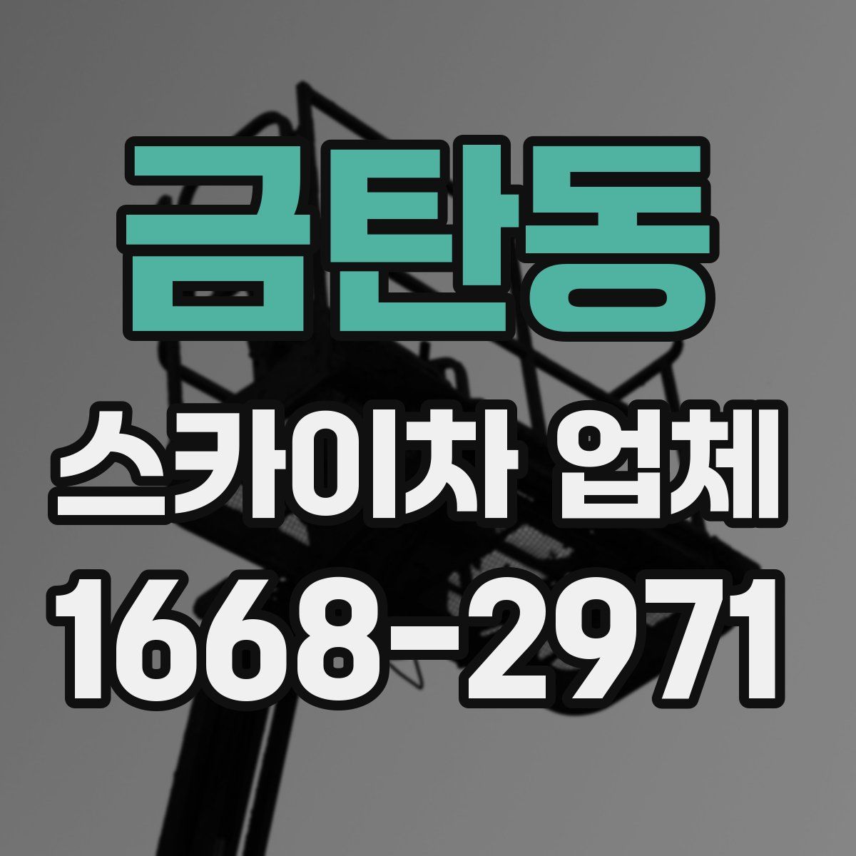 금탄동 스카이차 업체