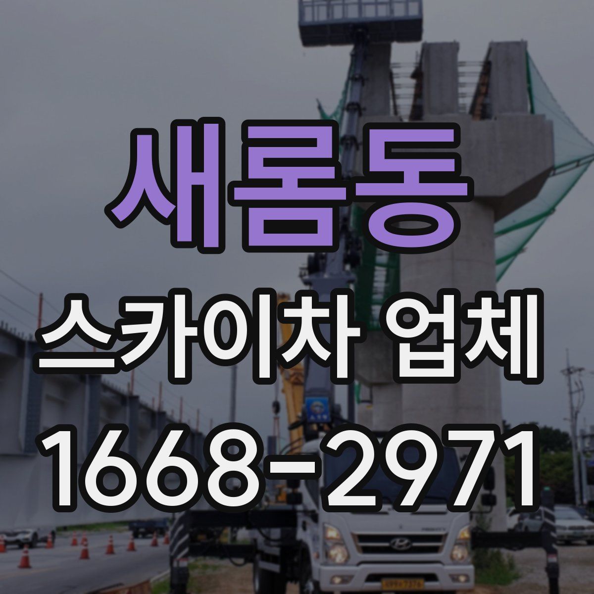 새롬동 스카이차 업체