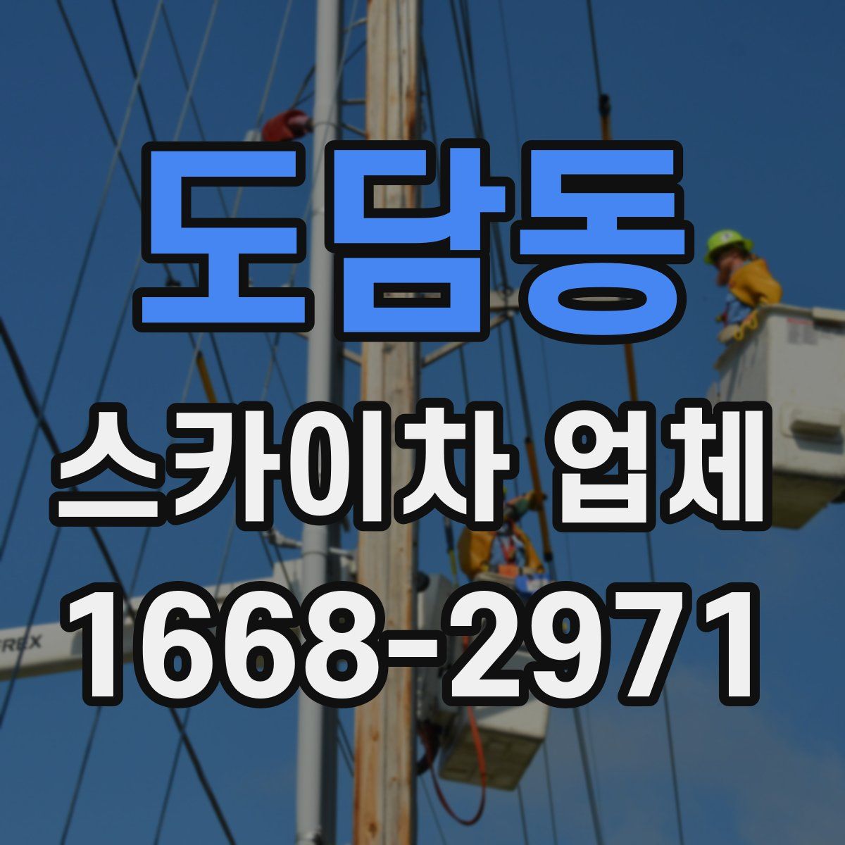 도담동 스카이차 업체