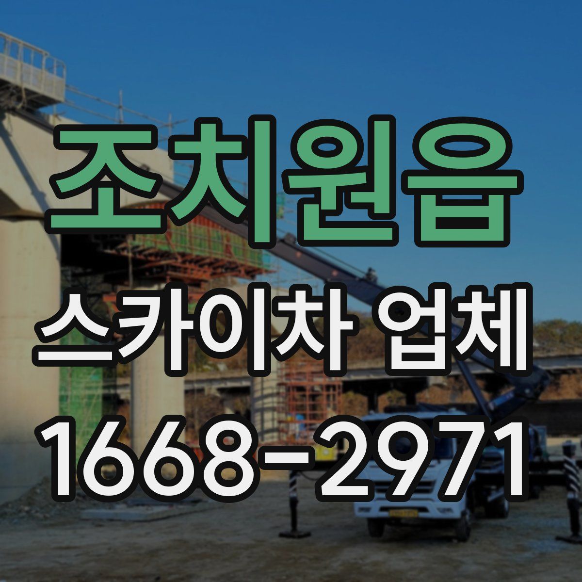 조치원읍 스카이차 업체