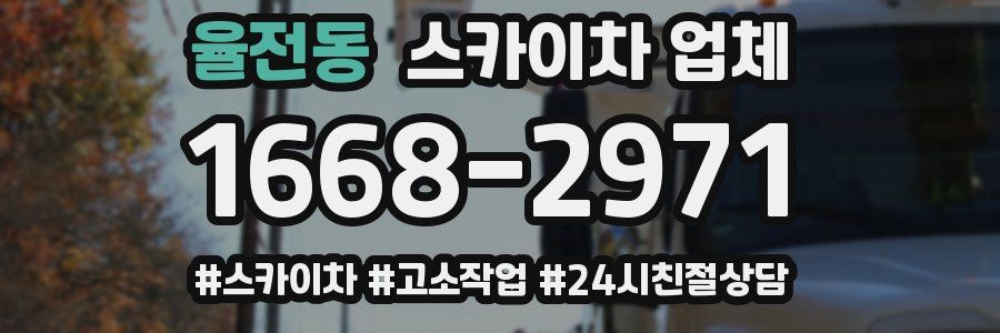 율전동 스카이차 업체