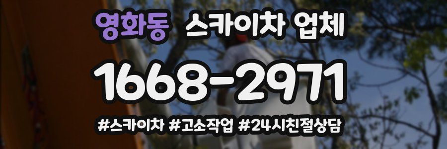 영화동 스카이차 업체