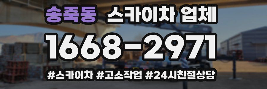 송죽동 스카이차 업체