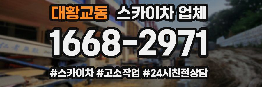 대황교동 스카이차 업체