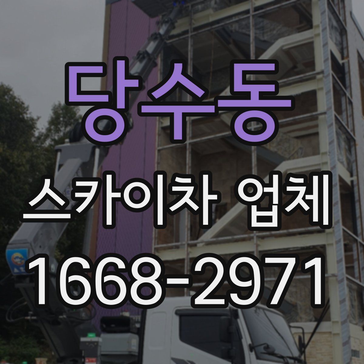 당수동 스카이차 업체