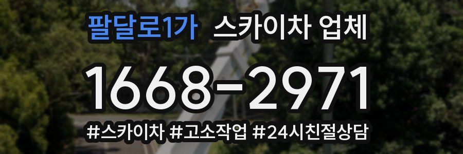 팔달로1가 스카이차 업체