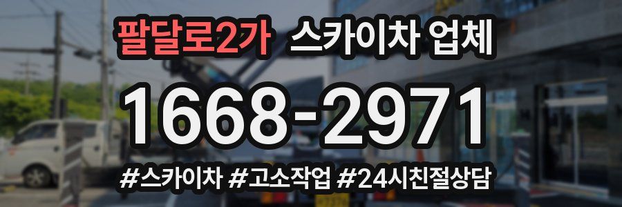 팔달로2가 스카이차 업체