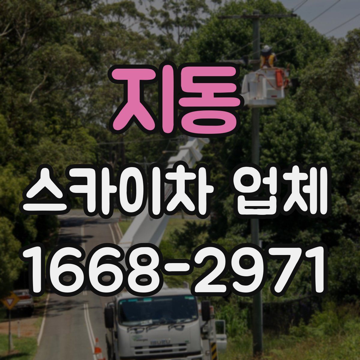 지동 스카이차 업체