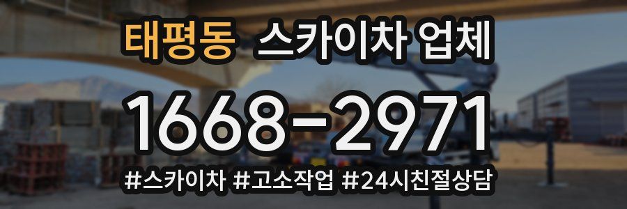 태평동 스카이차 업체