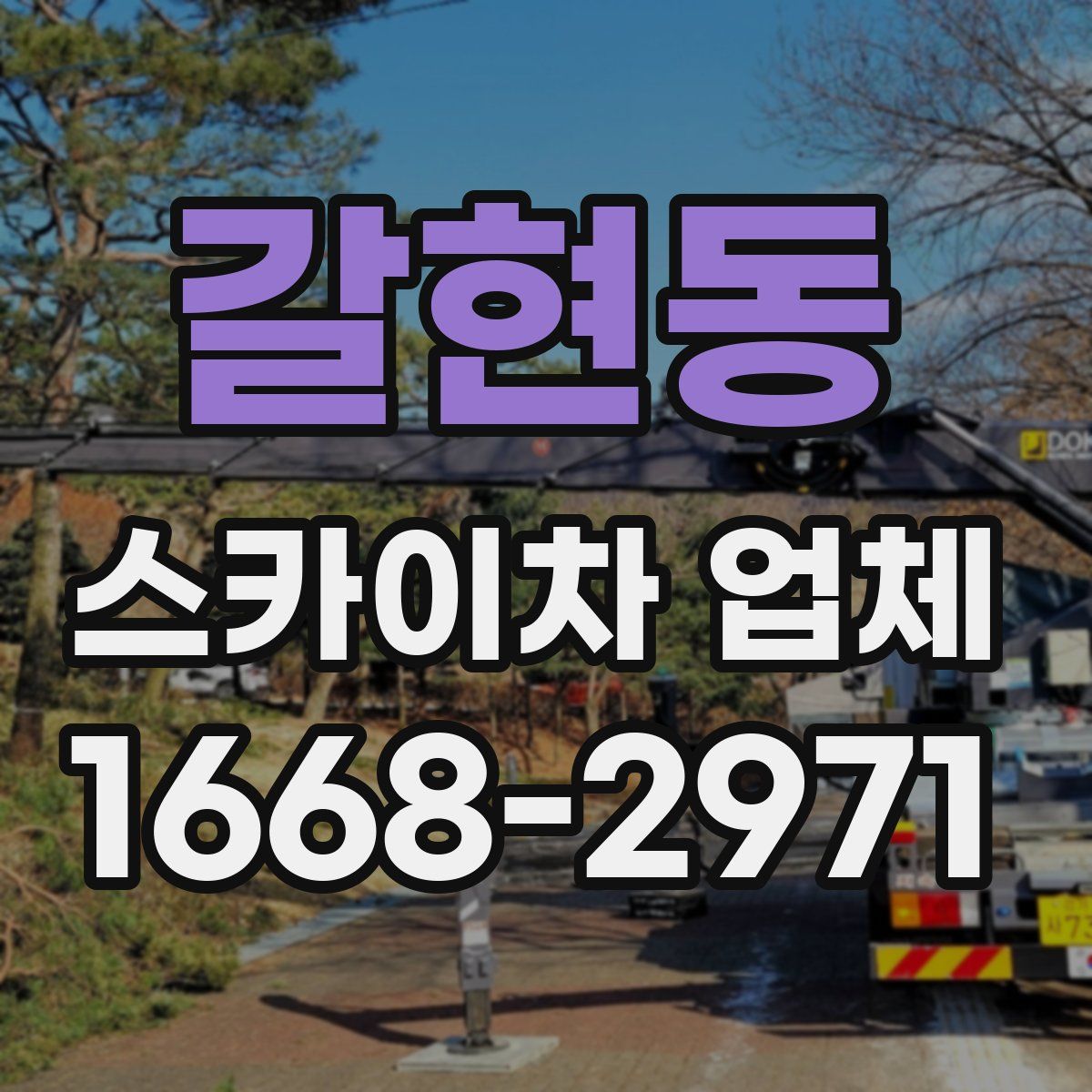 갈현동 스카이차 업체