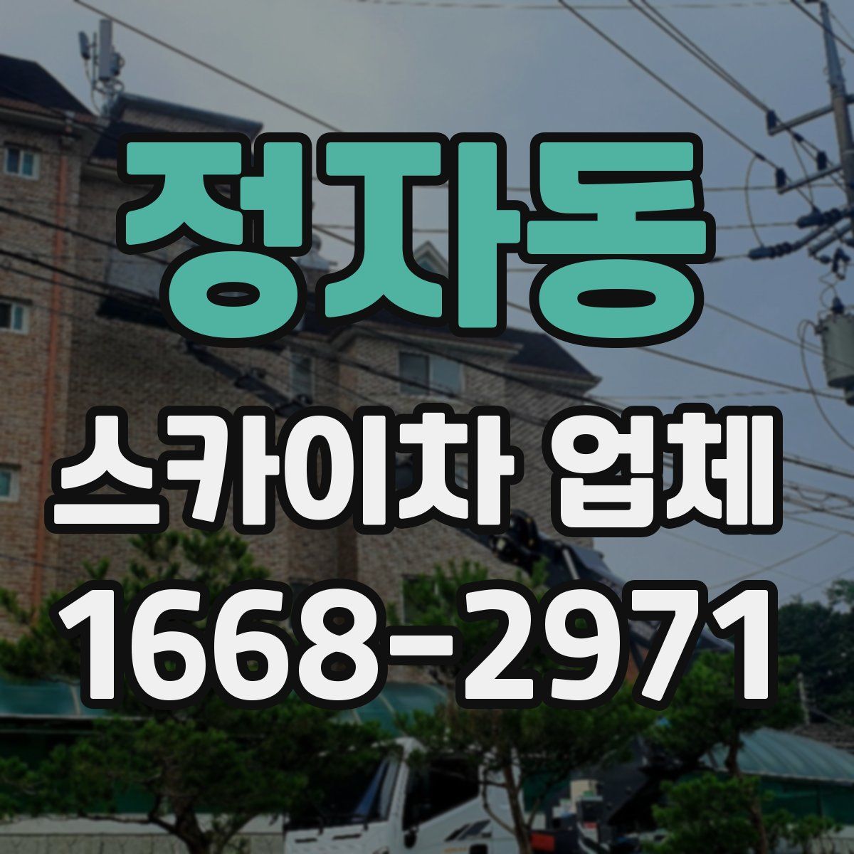 정자동 스카이차 업체