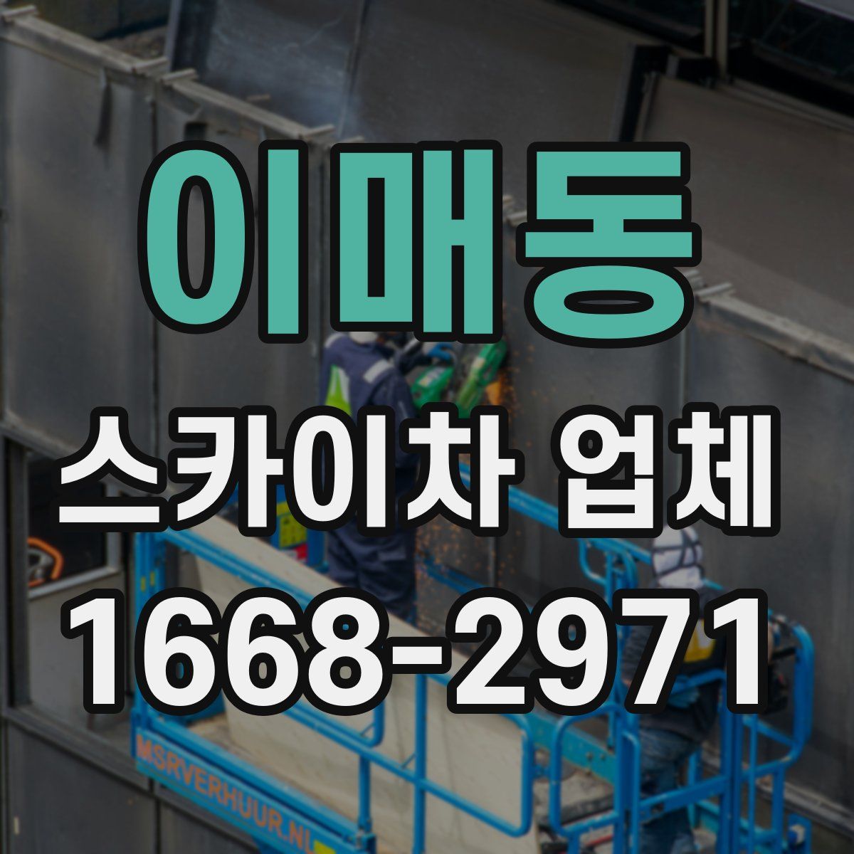 이매동 스카이차 업체