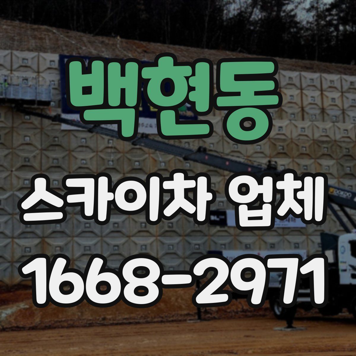 백현동 스카이차 업체