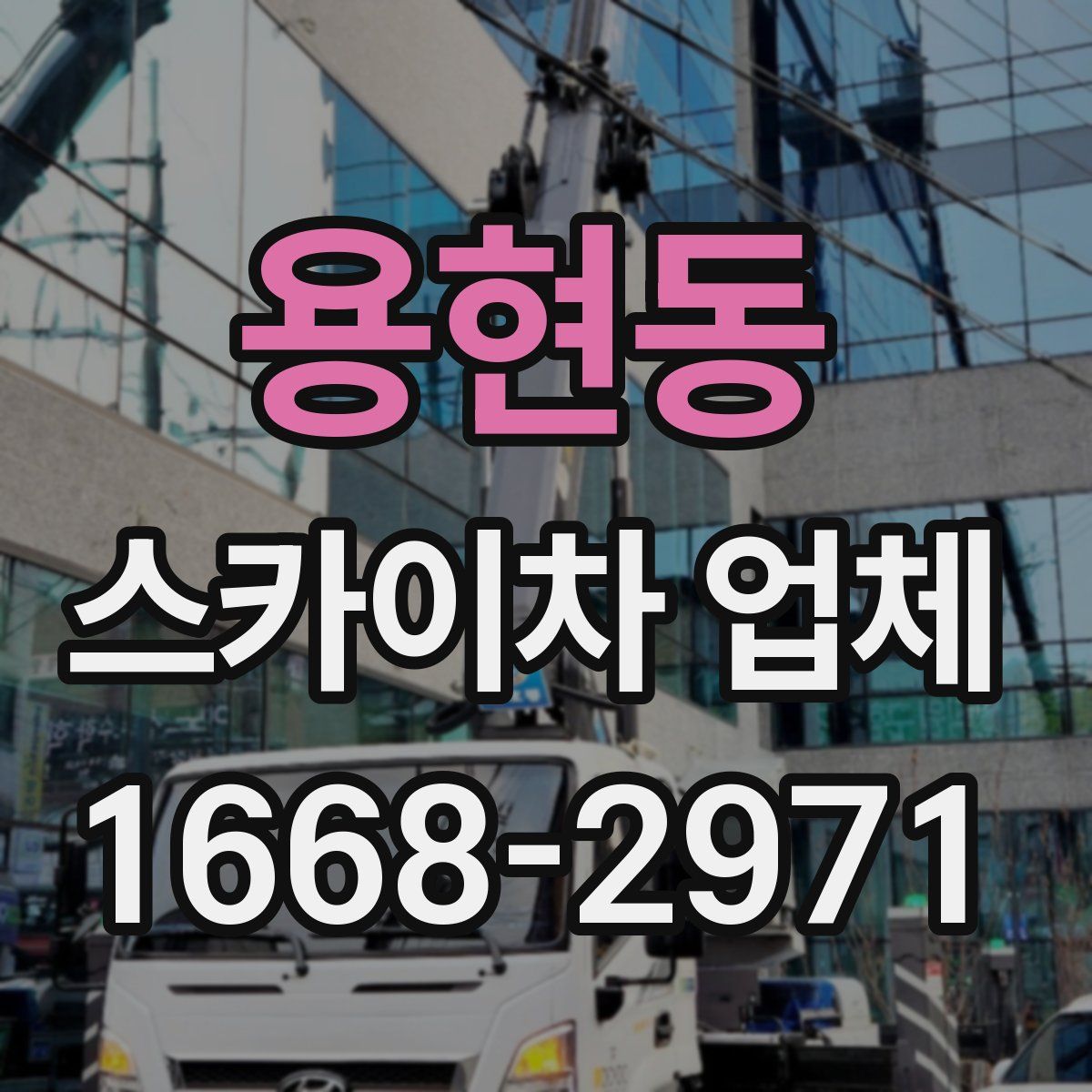 용현동 스카이차 업체