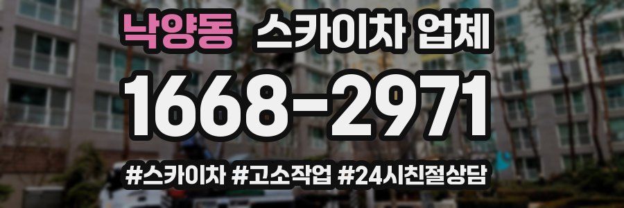 낙양동 스카이차 업체