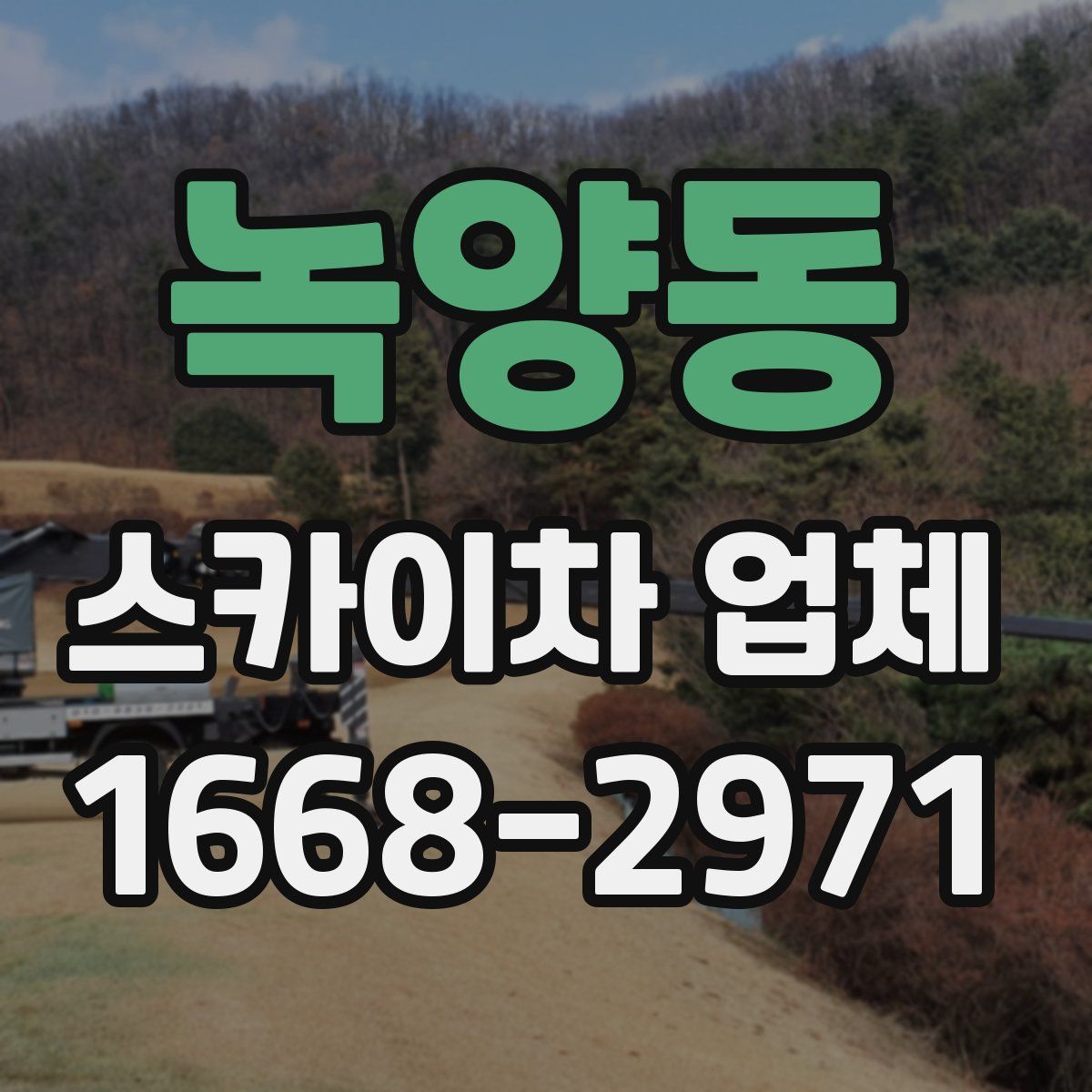 녹양동 스카이차 업체