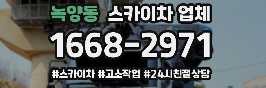 녹양동 스카이차 업체