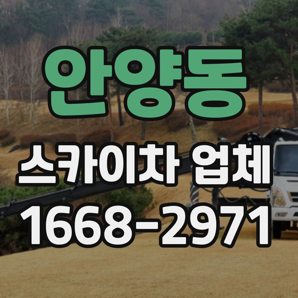 안양동 스카이차 업체