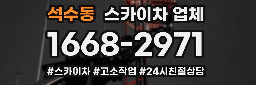 석수동 스카이차 업체
